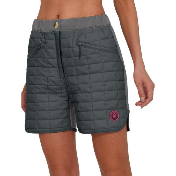 Little Donkey Andy Lightweight Quilted Puffer Shorts Women's Large